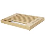 Pao bamboo cutting board with knife Silver