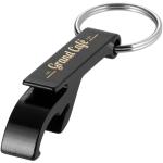 Tao bottle and can opener keychain Black