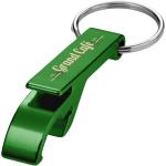 Tao bottle and can opener keychain Green