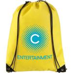 Evergreen non-woven drawstring bag 5L Yellow