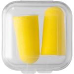 Serenity earplugs with travel case Yellow