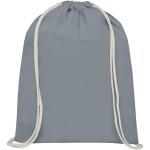 Oregon 100 g/m² cotton drawstring bag 5L Convoy grey