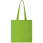 Madras 140 g/m² cotton tote bag 7L Lime