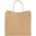 Harry coloured edge jute tote bag 25L, nature Nature,white