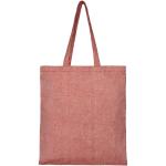 Pheebs 210 g/m² recycled tote bag 7L Red marl