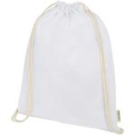 Orissa 140 g/m² GOTS organic cotton drawstring bag 5L 