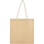 Juta 300 g/m² Jute Tragetasche 7 L, natur Natur,weiß