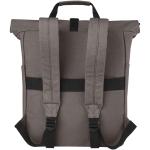 Joey 15" GRS Rolltop Laptoprucksack aus recyceltem Canvas 15 L Grau
