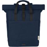 Joey 15” GRS recycled canvas rolltop laptop backpack 15L Navy