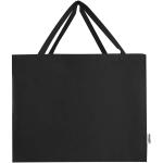 Odessa 220 g/m² Baumwoll Tragetasche aus GRS recycelter Baumwolle 40L Schwarz