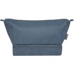 Trip Aware™ recycled travel toiletry bag 6L Light blue/blue pusher