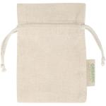 Odisha 140 g/m² OCS Bio Zuziehbeutel – 15 × 10 cm Natur