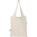 Madras Blend 140 g/m², GRS-zertifizierte, faltbare Baumwoll Tragetasche, 7 l Natur