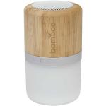 Aurea bamboo Bluetooth® speaker with light Nature