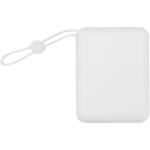 Acrux 10.000 mAh 35W tablet power bank with built in Type-C cable - made from recycled plastic White