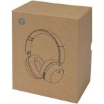 Hoggar recycled plastic over-ear foldeable ANC and ENC headphones Black