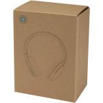 Ancha recycled plastic over-ear wireless Bluetooth headset Black