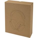 Alzir recycled plastic over-ear wireless Bluetooth headset Black