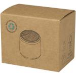 Velkis 3 W Bluetooth® Lautsprecher aus recyceltem Kunststoff Schwarz