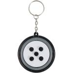Spinx Gyroskop Fidget Schlüsselanhänger aus recyceltem Kunststoff Schwarz