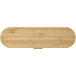 Runa Besteckset mit Bambusdeckel Dunkles Blei