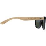 Hiru rPET/wood mirrored polarized sunglasses in gift box Timber