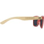 Sun Ray Bambus Sonnenbrille Rot