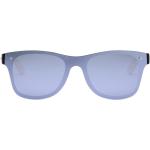 Tan sunglasses with bamboo temples Silver