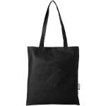 Zeus GRS recycled non-woven convention tote bag 6L Black