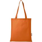 Zeus GRS recycled non-woven convention tote bag 6L Orange