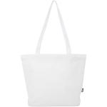 Panama GRS recycled zippered tote bag 20L White