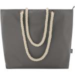 Panama GRS recycled beach cooler tote bag with cord handles 23L Convoy grey