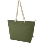 Panama GRS recycled beach cooler tote bag with cord handles 23L 
