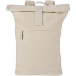 Recanvas 14” GRS recycled rolltop backpack 16L Sandstone