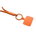 Tubyard lanyard phone holder with recycled plastic tube Orange/antrazit