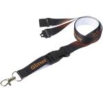 Balta Sublimation Lanyard mit Schnapp- und Sicherheitsverschluss, schwarz/weiss Schwarz/weiss | 10mm