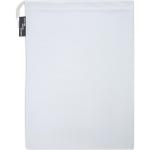 Recycled polyester grocery bag 30x41 cm White