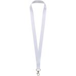 Lana Sublimation Lanyard aus recyceltem PET Kunststoff, weiß Weiß | 25mm