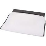 Mila 17" sublimation laptop sleeve Black/white