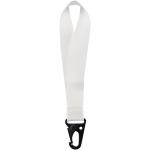 Leif RPET Sublimation Gepäckanhänger mit Karabiner Weiß