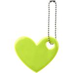 RFX™ H-12 heart reflective PVC hanger Neon yellow