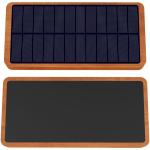 SCX.design P32 Solar-Powerbank 10.000 mAh mit Leuchtlogo Holz