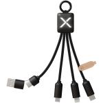 SCX.design C13 20W 5-in-1 charging cable Black