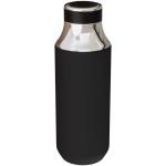 SCX.design D12 500 ml Isolierflasche aus Edelstahl mit Trinkhalm Schwarz