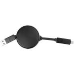 SCX.design C42 Einziehbares 65W, 4 in 1 Ladekabel Schwarz