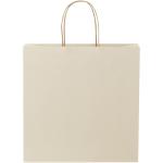Agricultural waste 150 g/m2 paper bag with twisted handles - X large White
