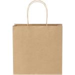 Kraftpapiertasche 120 /m² mit gedrehten Griffen – klein Natur