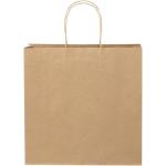 Kraftpapiertasche 120 g/m² mit gedrehten Griffen – 31 × 12 × 31 cm Natur