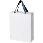Smartfold Papiertüte, 210 g/m², mit Bandgriffen und matter Laminierung – 31 x 12 x 39 cm Blau