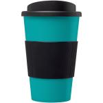 Americano® 350 ml insulated tumbler with grip Blue/black